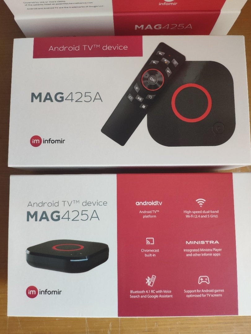 Box Android TV MAG425A 4K et compatibilité HEVC — MAG 425A Décodeurs (STB)  pour les entreprises par Infomir