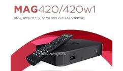  Genuine Infomir MAG 324 W2 IPTV Box H265 Support + Built-in  Dual Band WiFi (2.4G/5G) + HDMI Cable, MAG 324W2 is Faster Than Mag 322W1 :  Electronics